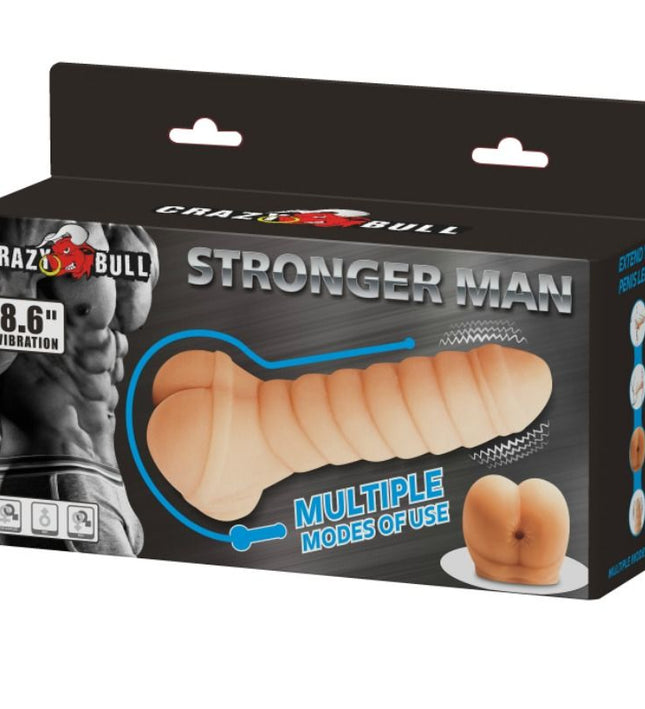 CRAZY BULL - MULTIFUNCTIONAL PENIS 21.8 CM