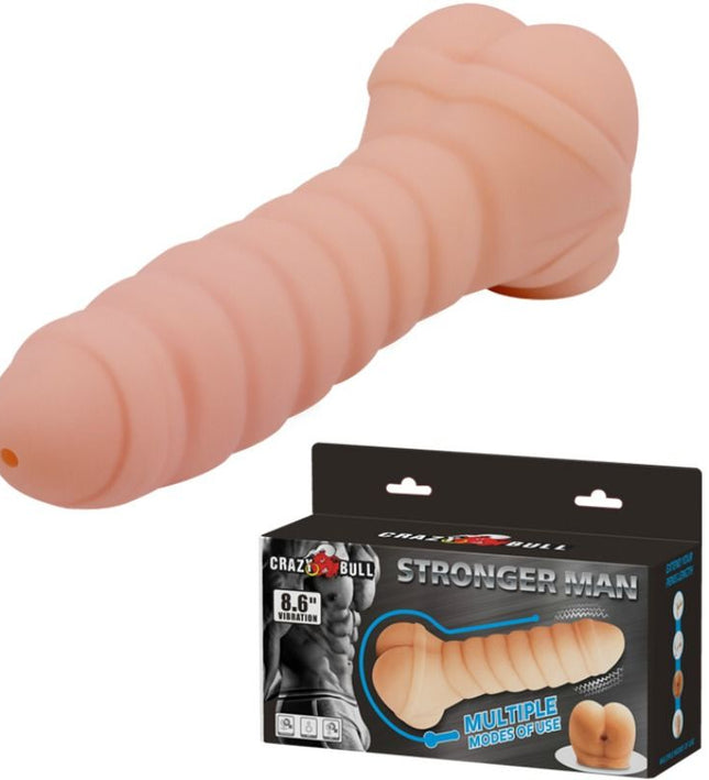 CRAZY BULL - MULTIFUNCTIONAL PENIS 21.8 CM