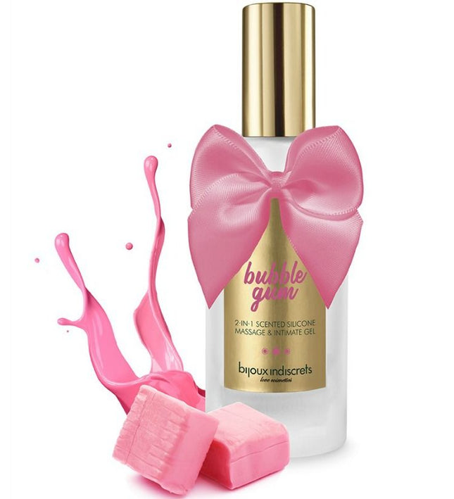 BIJOUX - BUBBLE GUM GEL 2 IN 1 SILICONE STRAWBERRY GUM 100 ML
