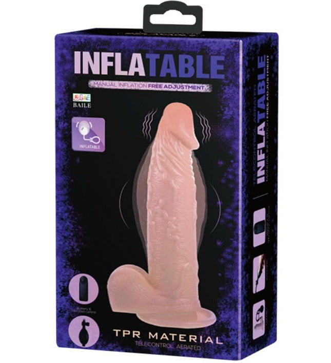 BAILE - REALISTIC VIBRATING AND INFLATABLE DILDO