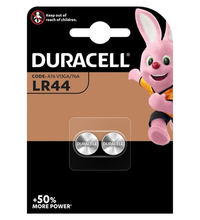 DURACELL - BATTERY LR44 1,5V 2 UNITS