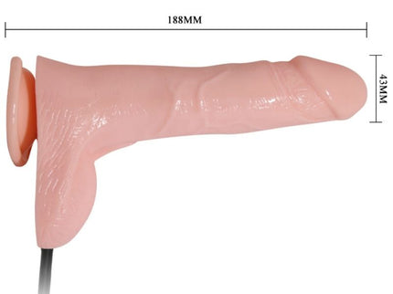 BAILE - REALISTIC VIBRATING AND INFLATABLE DILDO 18.8 CM