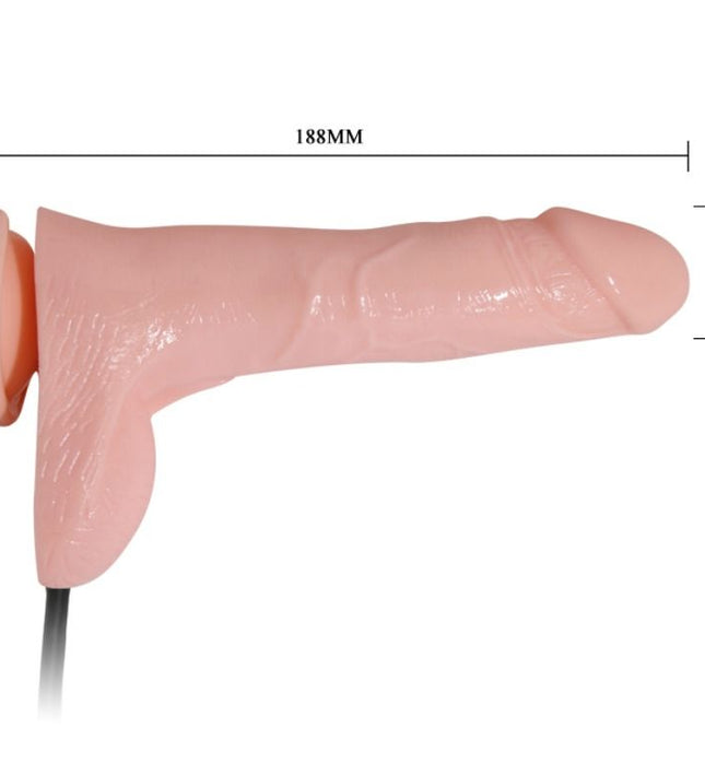 BAILE - REALISTIC VIBRATING AND INFLATABLE DILDO 18.8 CM