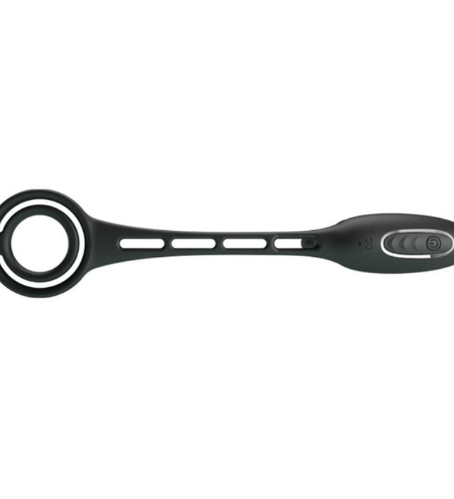 PRETTY LOVE - PENIS RINGS WITH VIBRATOR PLUG