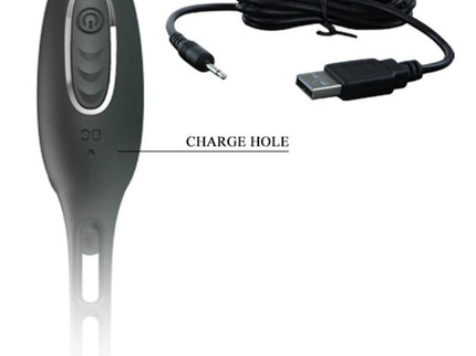 PRETTY LOVE - PENIS RINGS WITH VIBRATOR PLUG