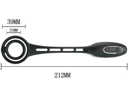 PRETTY LOVE - PENIS RINGS WITH VIBRATOR PLUG