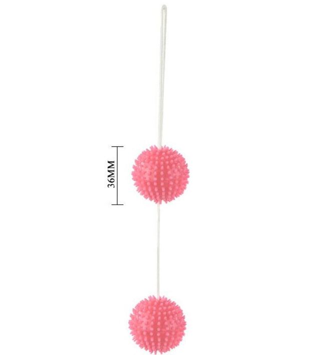 BAILE - A DEEPLY PLEASURE PINK TEXTURED BALLS 3.6 CM