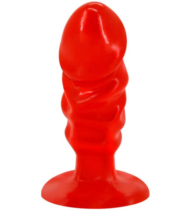 BAILE - UNISEX ANAL PLUG WITH RED SUCTION CUP