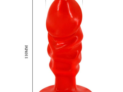 BAILE - UNISEX ANAL PLUG WITH RED SUCTION CUP