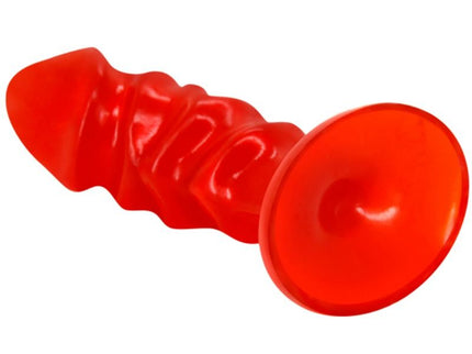 BAILE - UNISEX ANAL PLUG WITH RED SUCTION CUP