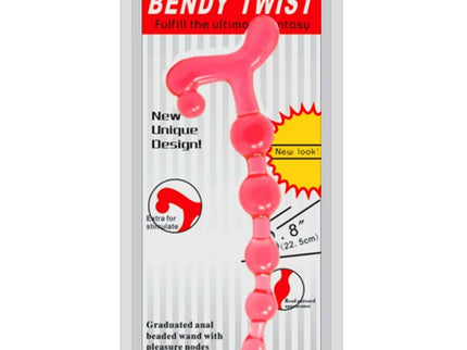 BAILE - BENDY TWIST RED ANAL BALLS