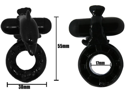 BAILE - SWEET RING RING WITH CLITORIS STIMULATOR DELFIN