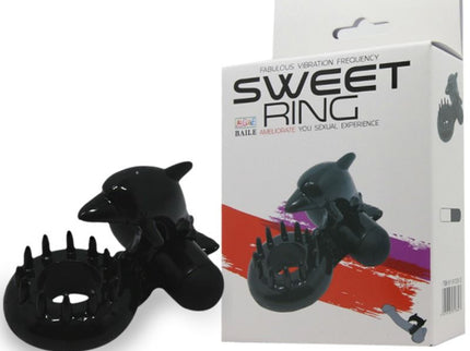 BAILE - SWEET RING RING WITH CLITORIS STIMULATOR DELFIN