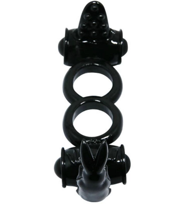 BAILE - SWEET RING DOUBLE RING WITH DOUBLE RABBIT