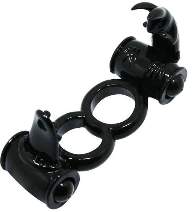 BAILE - SWEET RING DOUBLE RING WITH DOUBLE RABBIT