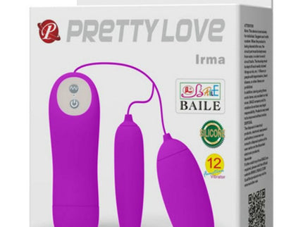 PRETTY LOVE - IRMA DOUBLE VIBRATING EGG
