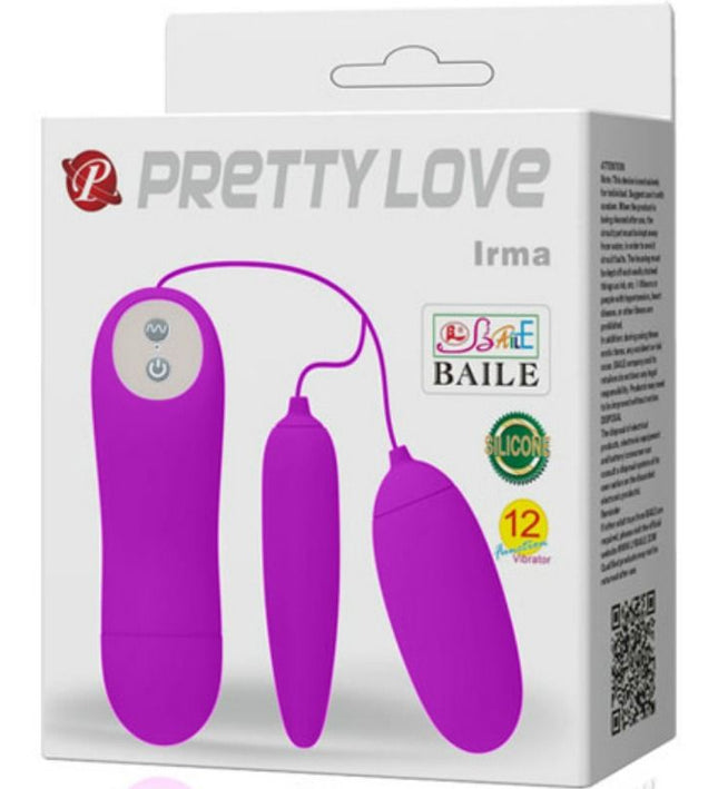PRETTY LOVE - IRMA DOUBLE VIBRATING EGG