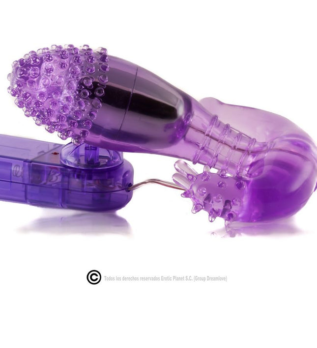 BAILE - LILAC VAGINAL AND ANAL STIMULATOR WITH VIBRATION