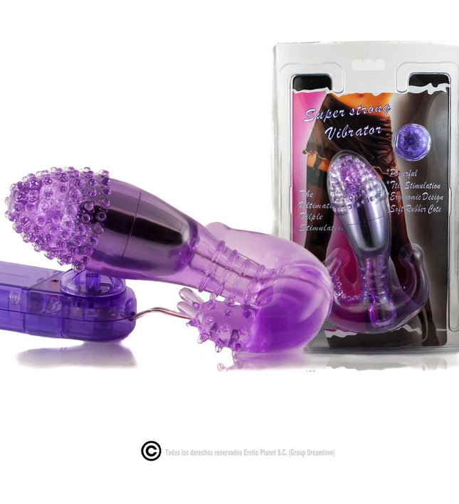 BAILE - LILAC VAGINAL AND ANAL STIMULATOR WITH VIBRATION