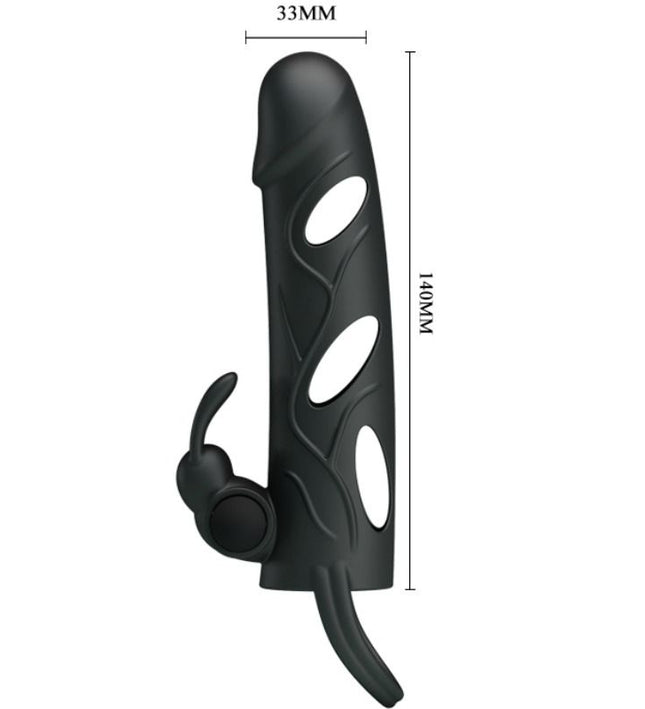 PRETTY LOVE - SILICONE COVER WITH VIBRATION 14 CM 2.0