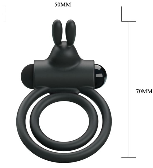 PRETTY LOVE - OSMOND SILICONE VIBRATOR RING