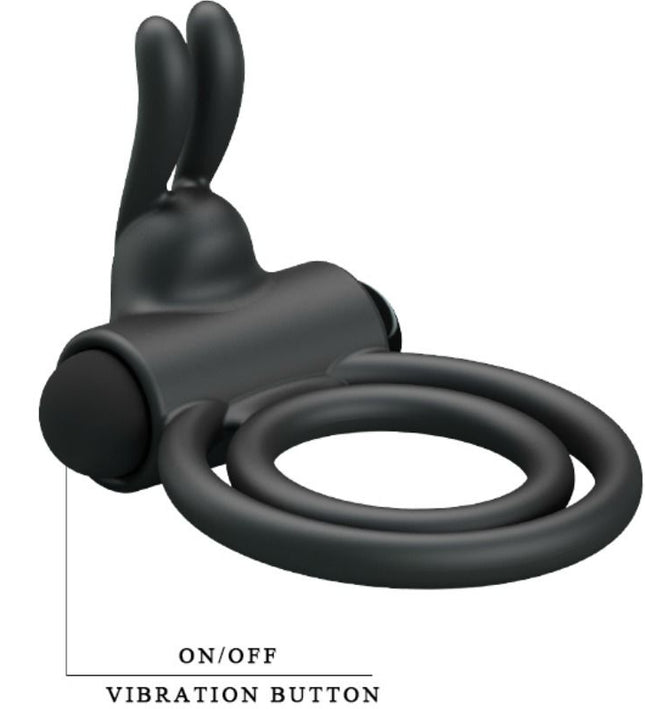 PRETTY LOVE - OSMOND SILICONE VIBRATOR RING