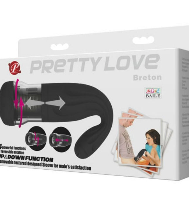PRETTY LOVE - MALE BRETON MULTIFUNCTION MASTURBATOR