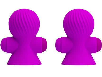 PRETTY LOVE - NIPPLE STIMULATORS 12M LILAC VIBRATION
