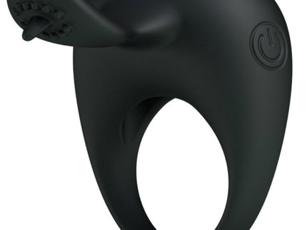 PRETTY LOVE - VIBRATING RING WITH TONGUE