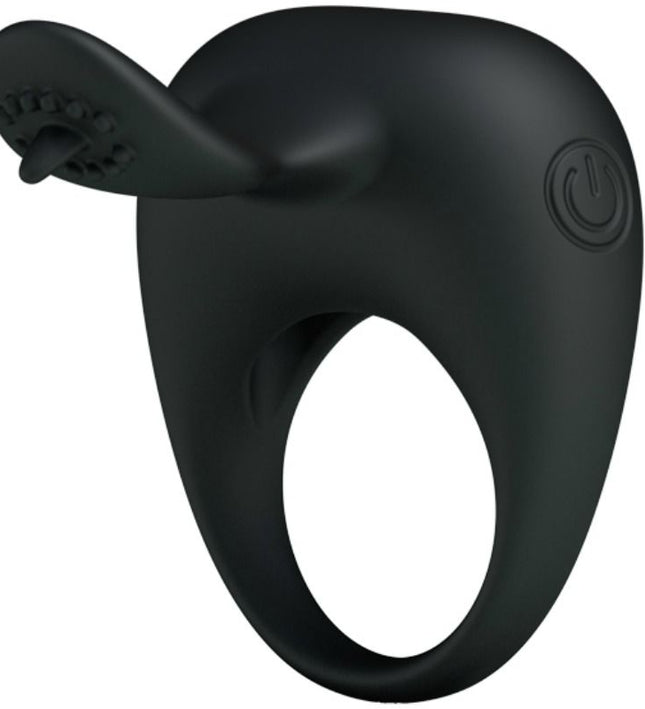 PRETTY LOVE - VIBRATING RING WITH TONGUE