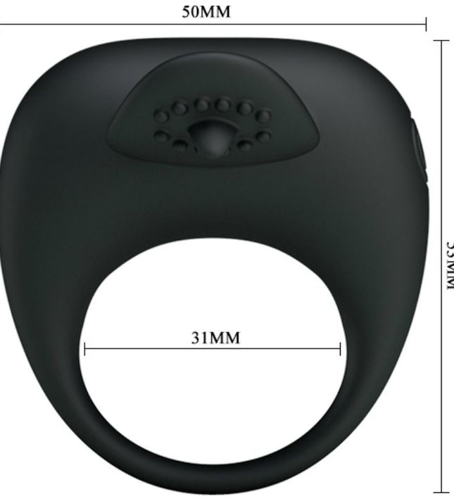 PRETTY LOVE - VIBRATING RING WITH TONGUE