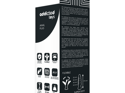 ADDICTED TOYS - ANAL PLUG 17 CM BLACK