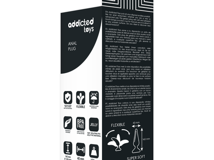 ADDICTED TOYS - ANAL PLUG 14.5 CM BLACK