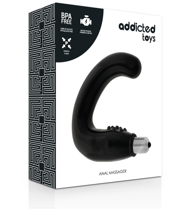 ADDICTED TOYS - ANAL MASSAGER BLACK