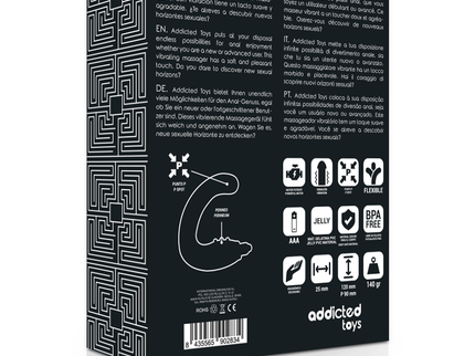 ADDICTED TOYS - ANAL MASSAGER BLACK
