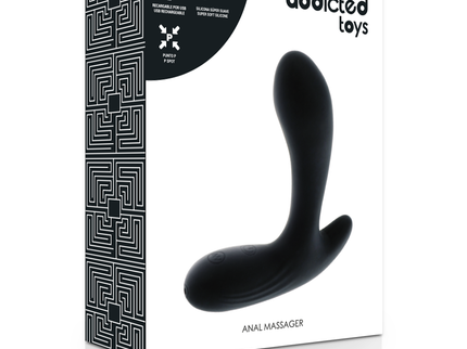 ADDICTED TOYS - ANAL MASSAGER BLACK VIBRATION