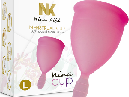 NINA KIKÍ - MENSTRUAL CUP PINK - SIZE L