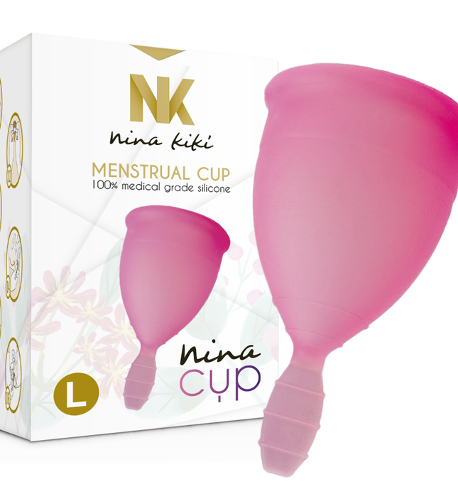 NINA KIKÍ - MENSTRUAL CUP PINK - SIZE L