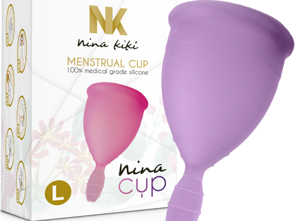 NINA KIKÍ - MENSTRUAL CUP PURPLE - SIZE L