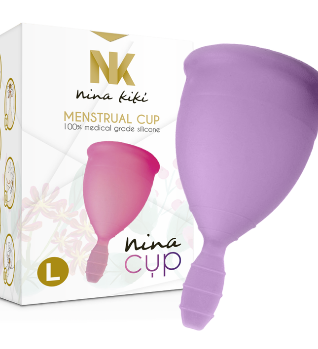 NINA KIKÍ - MENSTRUAL CUP PURPLE - SIZE L