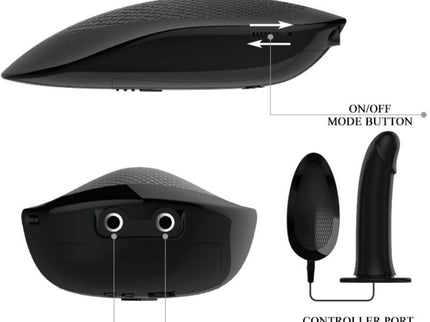 PRETTY LOVE - MARVIN STRAP ON WITH VIBRATION AND HOLLOW DILDO