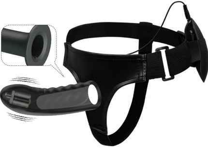 PRETTY LOVE - MARVIN STRAP ON WITH VIBRATION AND HOLLOW DILDO