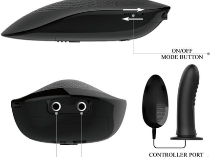 PRETTY LOVE - MYRON STRAP ON WITH VIBRATION AND HOLLOW DILDO