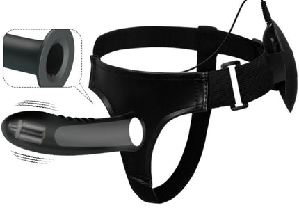 PRETTY LOVE - MYRON STRAP ON WITH VIBRATION AND HOLLOW DILDO