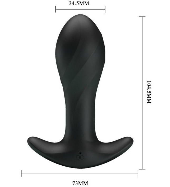 PRETTY LOVE - BLACK ANAL VIBRATOR