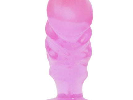 BAILE - UNISEX ANAL PLUG WITH PINK SUCTION CUP