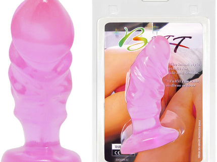 BAILE - UNISEX ANAL PLUG WITH PINK SUCTION CUP