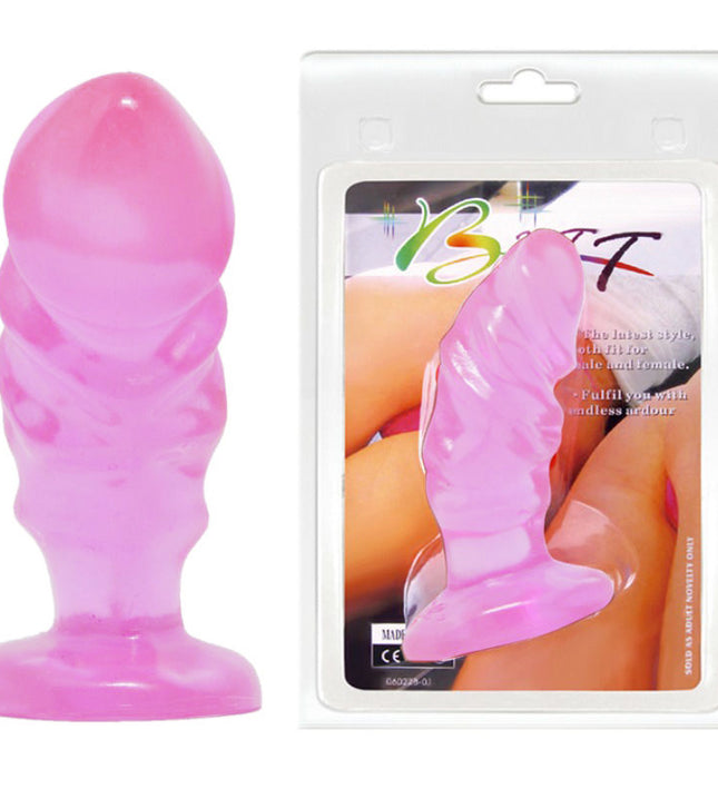 BAILE - UNISEX ANAL PLUG WITH PINK SUCTION CUP