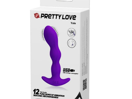 PRETTY LOVE - ANAL MASSAGER 12 LILAC VIBRATION MODES