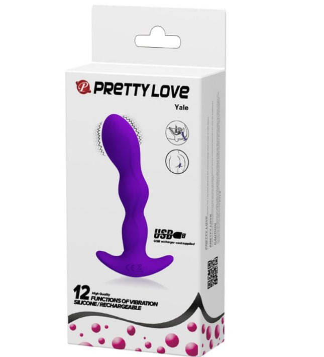 PRETTY LOVE - ANAL MASSAGER 12 LILAC VIBRATION MODES